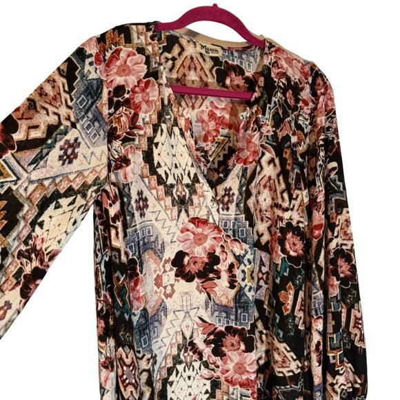 Show Me Your Mumu Women's Floral Boho Blouse Size M - Picture 6 of 12